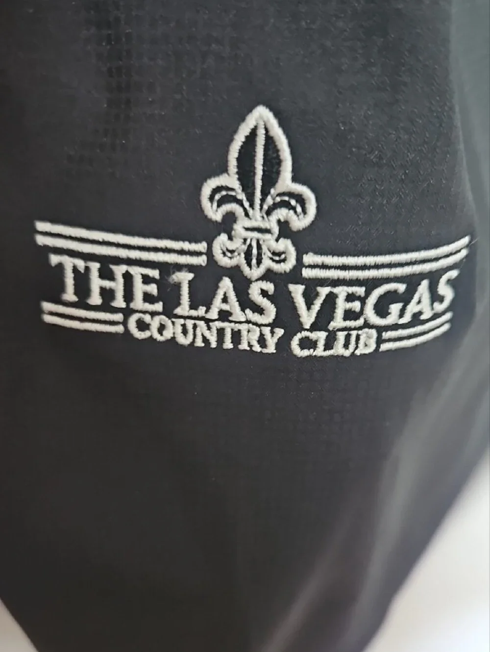 TravisMathew Wanderlust Black Half-Zip Pullover Las Vegas CC Logo - XL